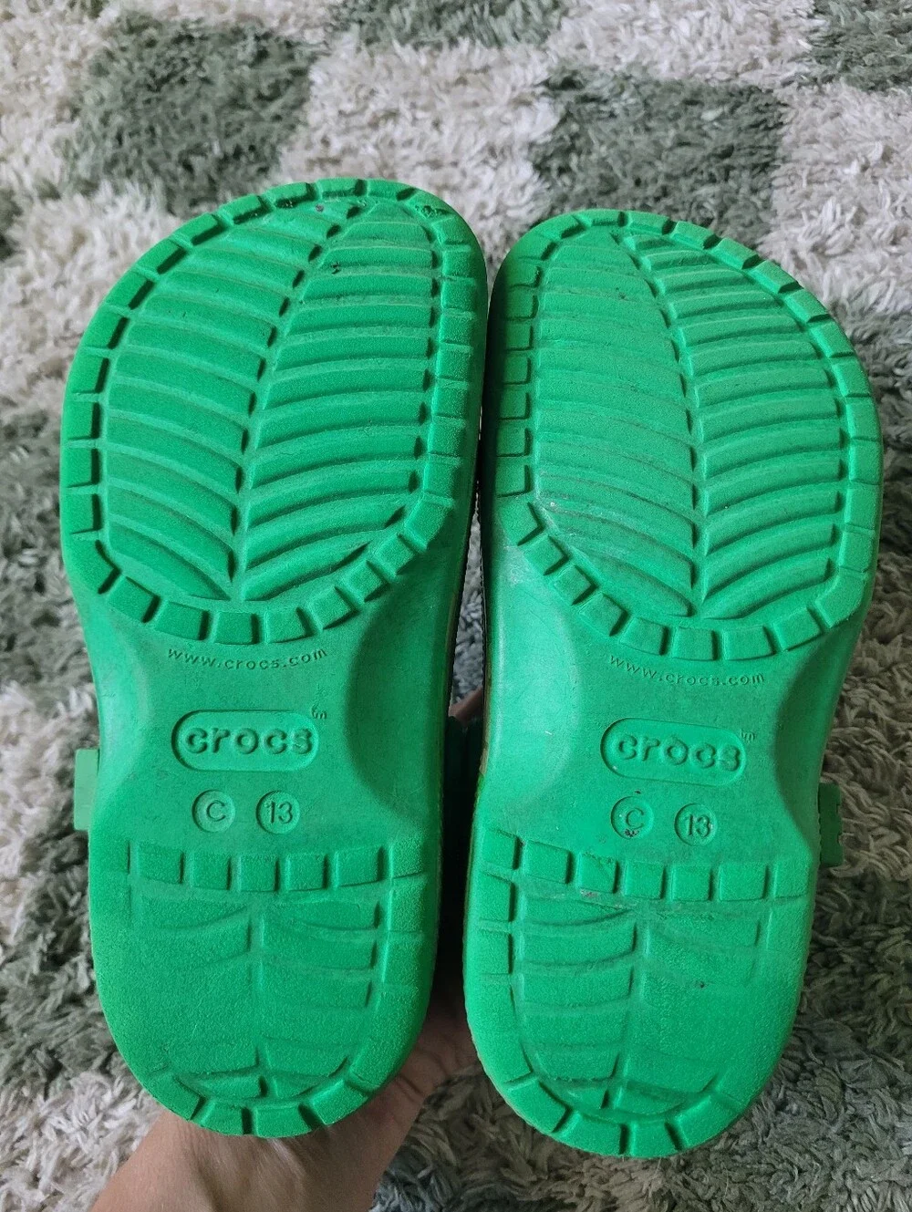 Kids Mineceaft Crocs With Charms